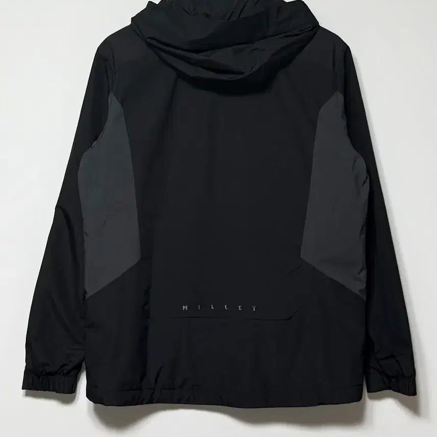 [BUNJANG] Millet Black Windbreaker Hooded Jacket / 밀레 블랙 바람막이 후드 자켓