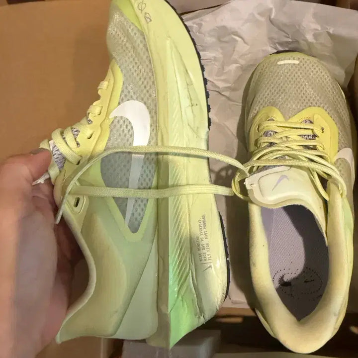 [BUNJANG] Nike Zoomfly 6 Running Shoes (Lime, 235mm) / 나이키 러닝화 런닝화 줌플라이6 라임 235