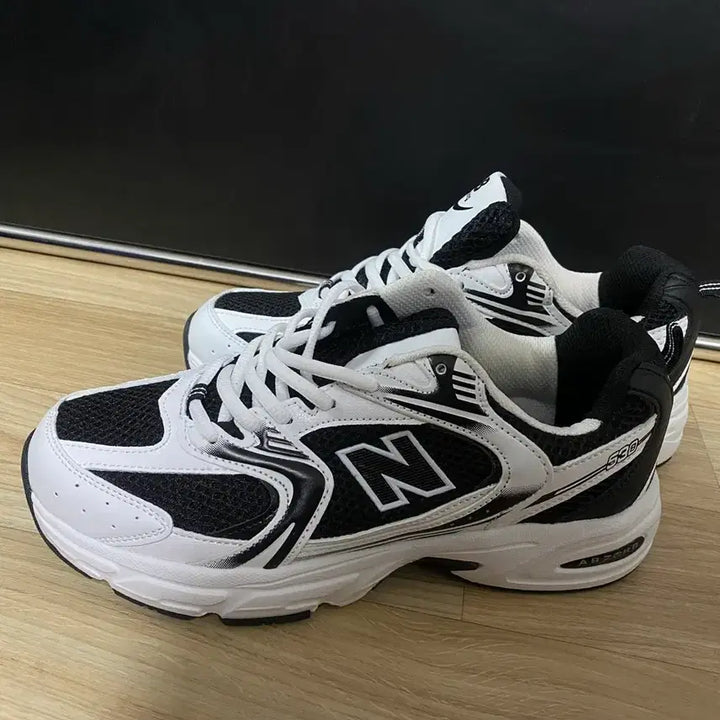 [BUNJANG] New Balance 530 White Black Sneakers / 뉴발란스 530 화이트 블랙 운동화