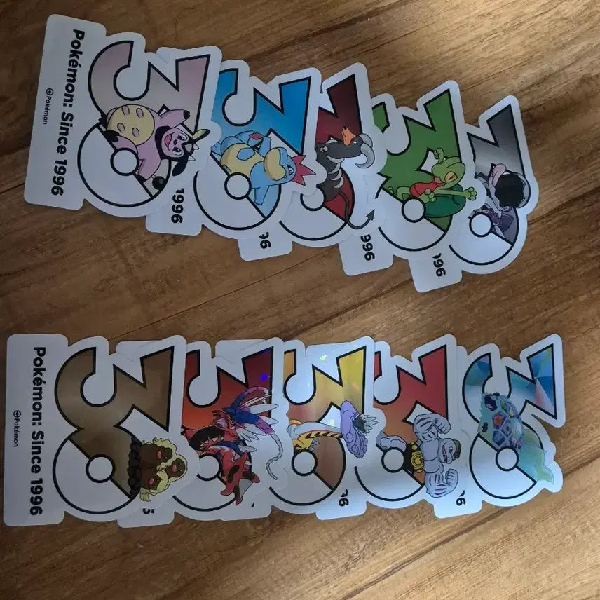 [BUNJANG] Koraidon &amp; Helga 30th Anniversary Pokemon Stickers / 코라이돈, 헬가 30주년 스티커