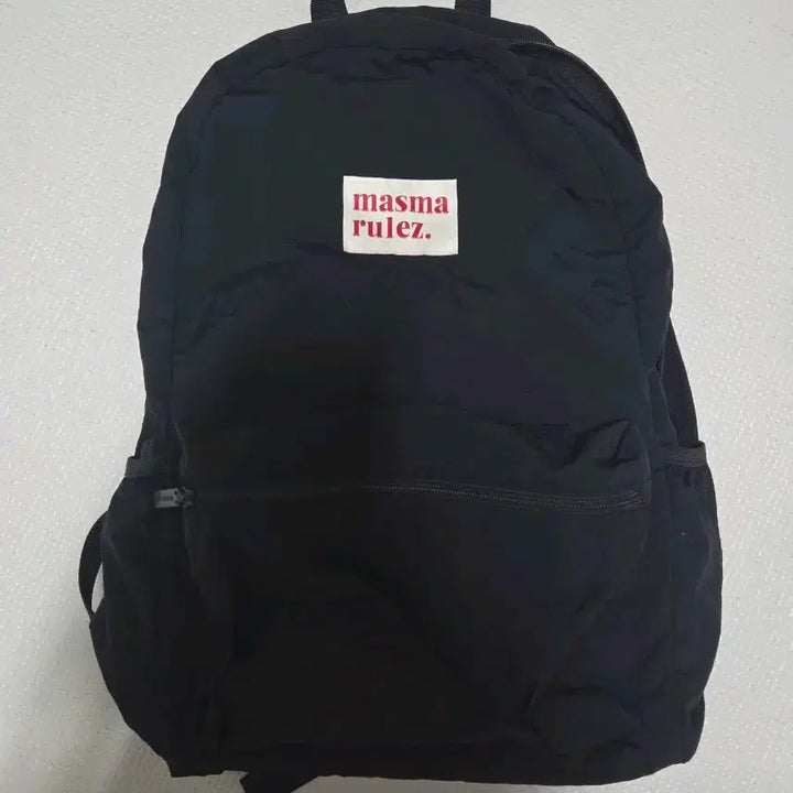 [BUNJANG] MASMARULES Daily Backpack Black / 마스마룰즈 데일리 백팩 블랙