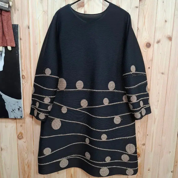 [BUNJANG] Pleated Long Blouse / 플리츠 롱 블라우스