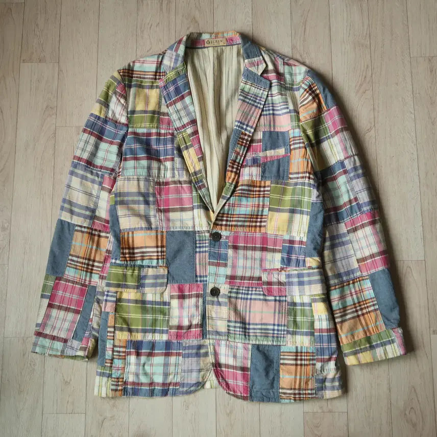 [BUNJANG] J.Crew Madras Patchwork Blazer Men&
