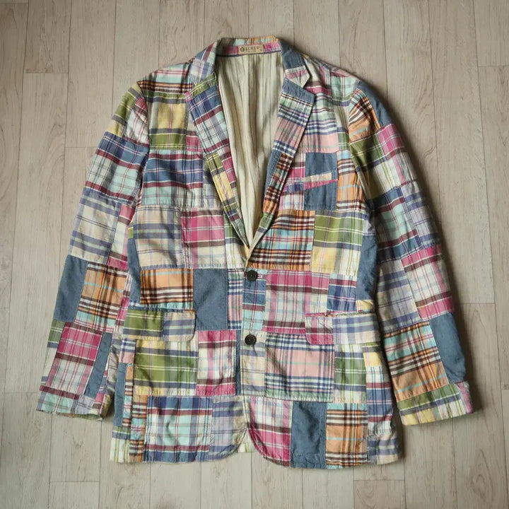 [BUNJANG] J.Crew Madras Patchwork Blazer Men&