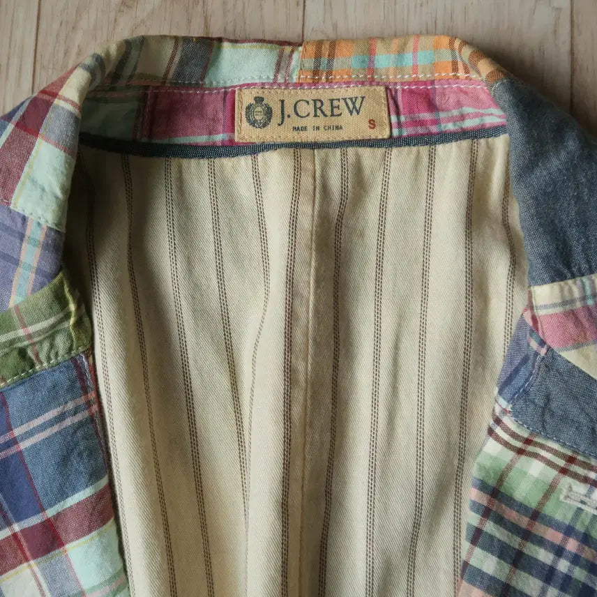 [BUNJANG] J.Crew Madras Patchwork Blazer Men&