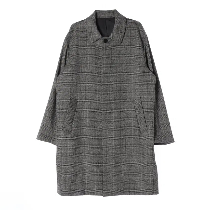 [BUNJANG] LOFI Glen Check Minimal Transitional Mac Coat / 로파이 LOFI 글렌 체크 미니멀 환절기 맥 코트