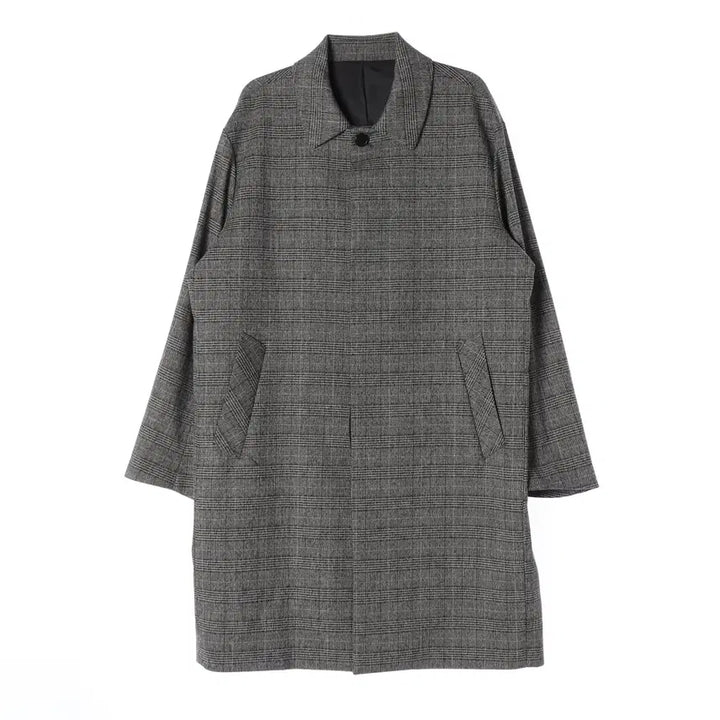 [BUNJANG] LOFI Glen Check Minimal Transitional Mac Coat / 로파이 LOFI 글렌 체크 미니멀 환절기 맥 코트
