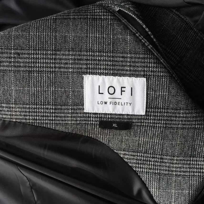 [BUNJANG] LOFI Glen Check Minimal Transitional Mac Coat / 로파이 LOFI 글렌 체크 미니멀 환절기 맥 코트