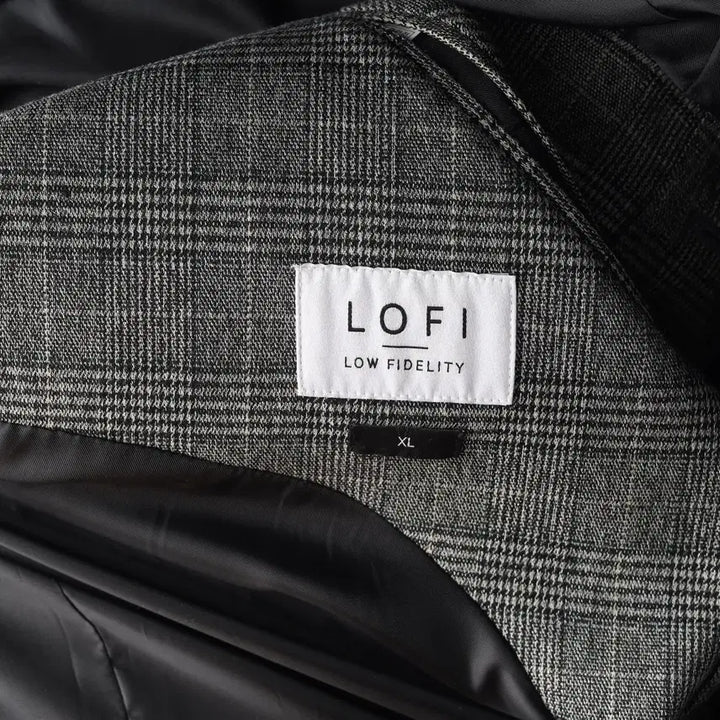 [BUNJANG] LOFI Glen Check Minimal Transitional Mac Coat / 로파이 LOFI 글렌 체크 미니멀 환절기 맥 코트