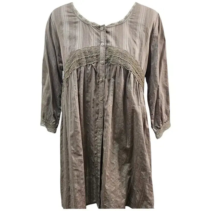[BUNJANG] HACHIRASA Beige Vintage Style Dress / HACHIRASA 원피스 여 77 J4030