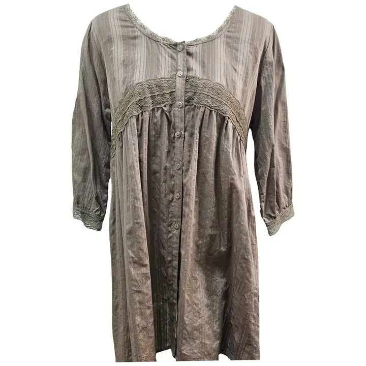 [BUNJANG] HACHIRASA Beige Vintage Style Dress / HACHIRASA 원피스 여 77 J4030