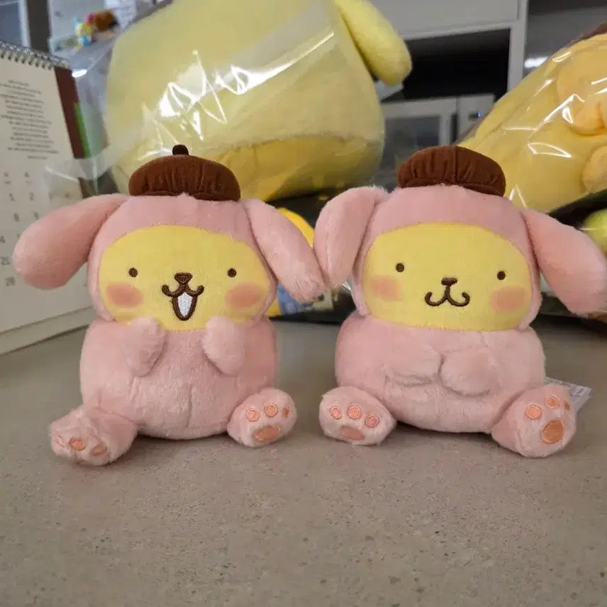 [BUNJANG] Sanrio Pompompurin Pompom Set / 핑크 폼폼푸린 폼푸 세트 (개별 가능)