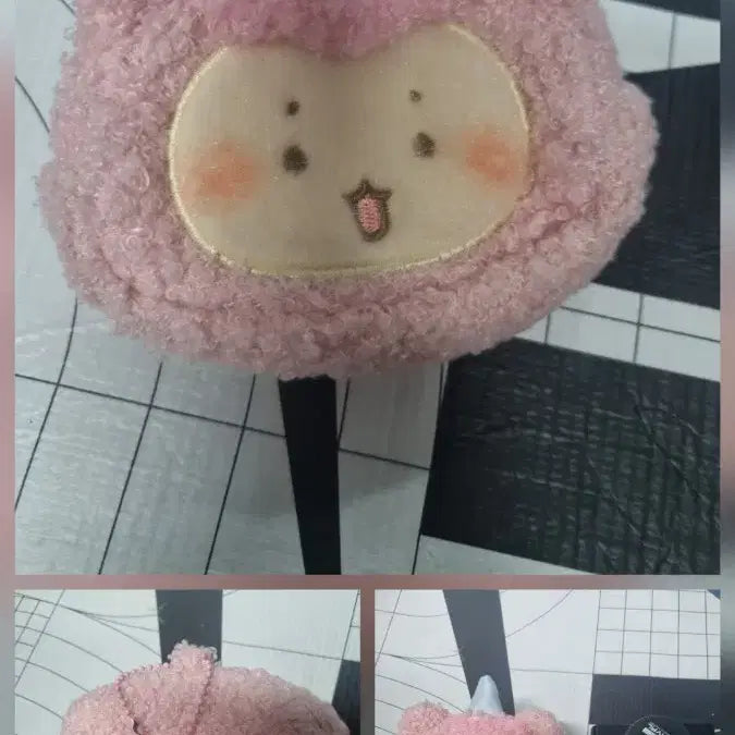 [BUNJANG] Manggeureojin Gomdori (Manggom) Mini Pouch Keychain Set / 망그러진 곰돌이. 망곰 미니 파우치 키링 3종. 새상품.