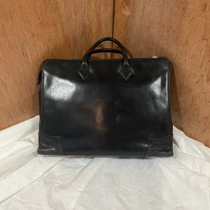 [BUNJANG] Vivienne Westwood Black Leather Orb Large Tote Briefcase / 비비안웨스트우드 블랙 레더 올브 토트 브리프케이스