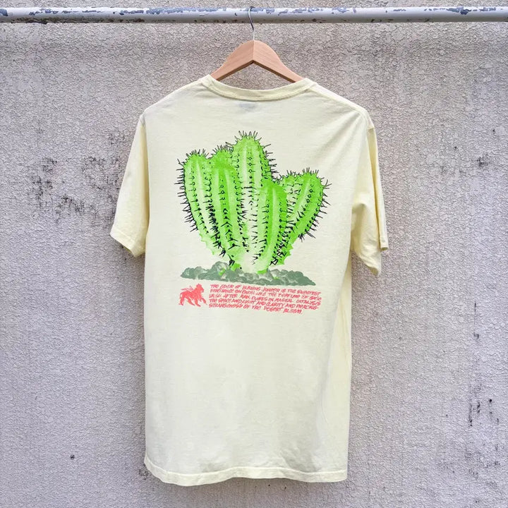 [BUNJANG] Stussy Desert Cactus Back Print Short Sleeve T-Shirt (M) / M) 스투시 데저트 선인장 백프린팅 반팔 티셔츠
