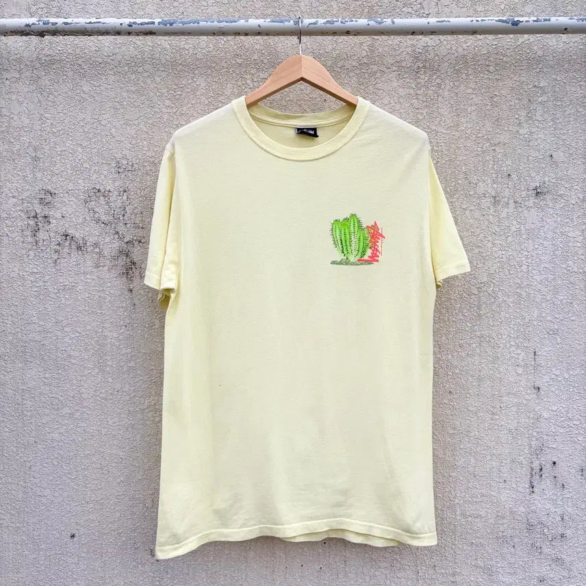 [BUNJANG] Stussy Desert Cactus Back Print Short Sleeve T-Shirt (M) / M) 스투시 데저트 선인장 백프린팅 반팔 티셔츠