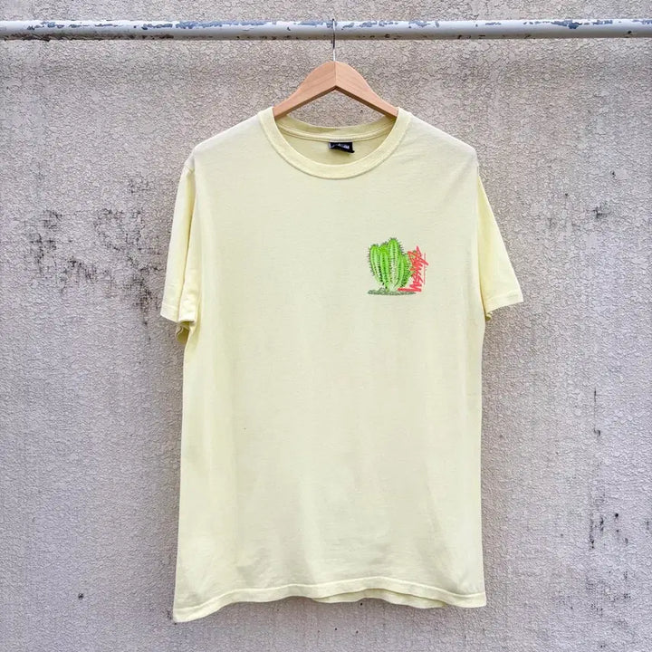[BUNJANG] Stussy Desert Cactus Back Print Short Sleeve T-Shirt (M) / M) 스투시 데저트 선인장 백프린팅 반팔 티셔츠