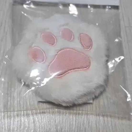 [BUNJANG] Starbucks Cat Paw Pouch Plush Keychain / 스타벅스 고양이 발바닥 파우치 인형 키링