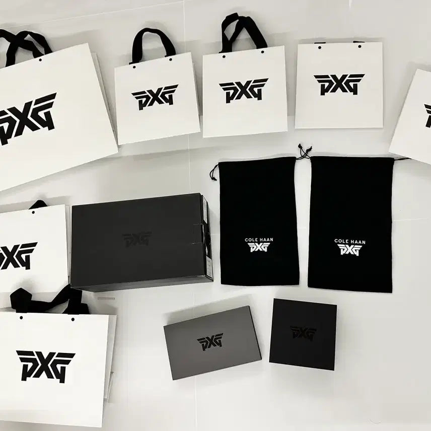 [BUNJANG] PXG Golf Shopping Bag, Box, Dust Bag Set - New Condition / PXG 골프 쇼핑백, 박스, 더스트백 선물포장 새상품 신발 지갑