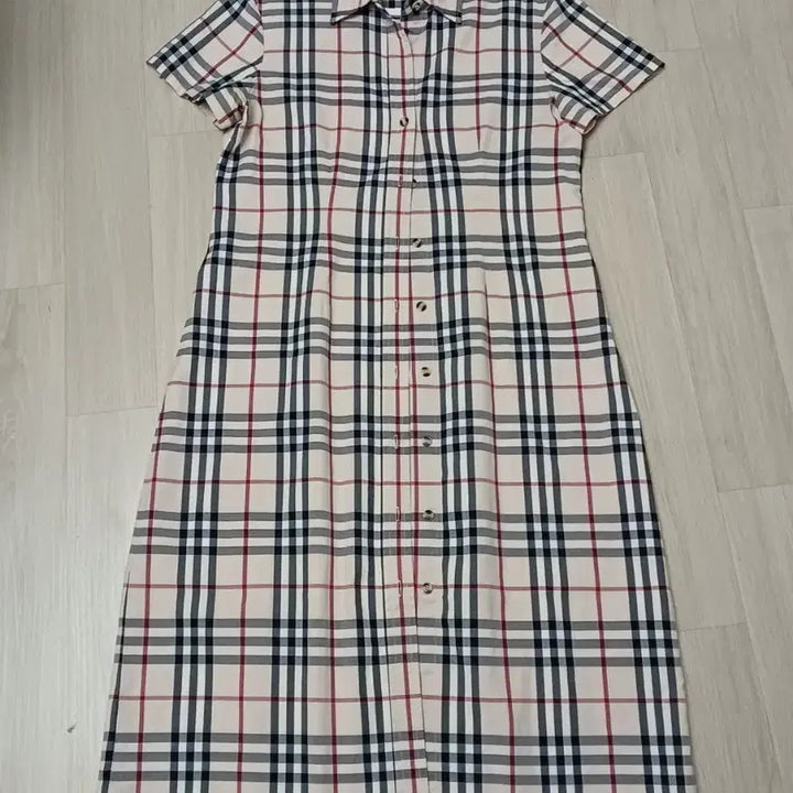 [BUNJANG] Burberry London Check Short Sleeve Dress / 정품 버버리 런던 체크 반팔 원피스(55)반품44총장105