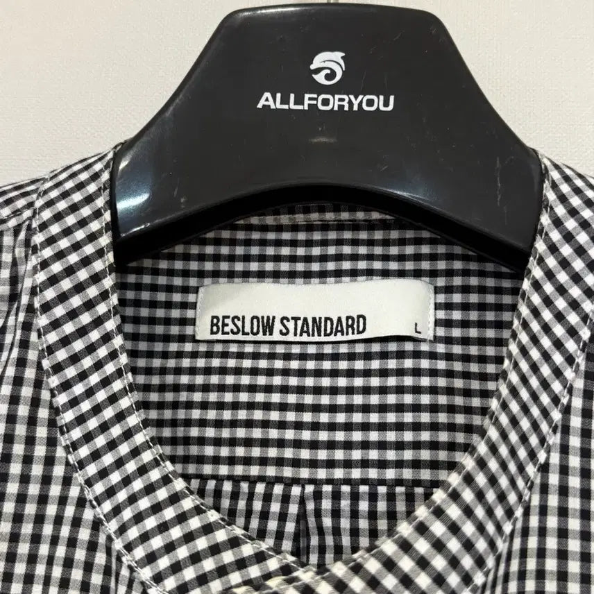 [BUNJANG] Beslow Standard Checkered Shirt L / 비슬로우 스탠다드 체크 셔츠 L