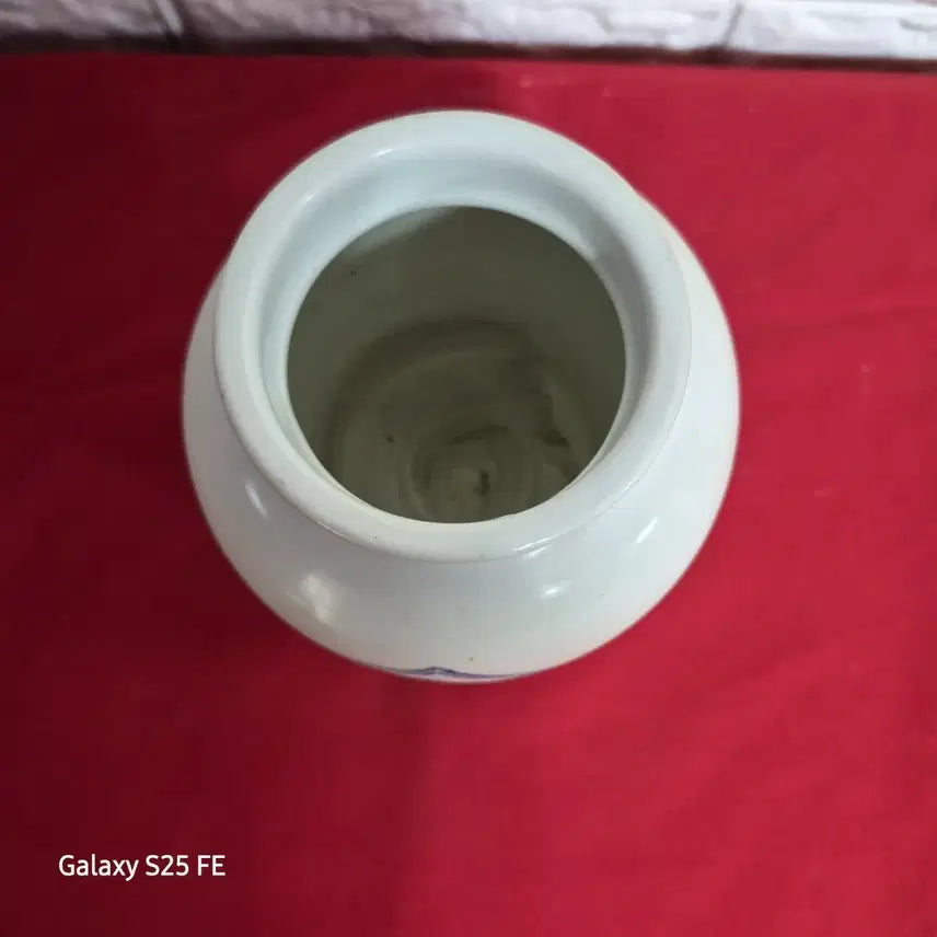 [BUNJANG] Joseon White Porcelain Vase with Landscape Painting / 백자산수문 충호