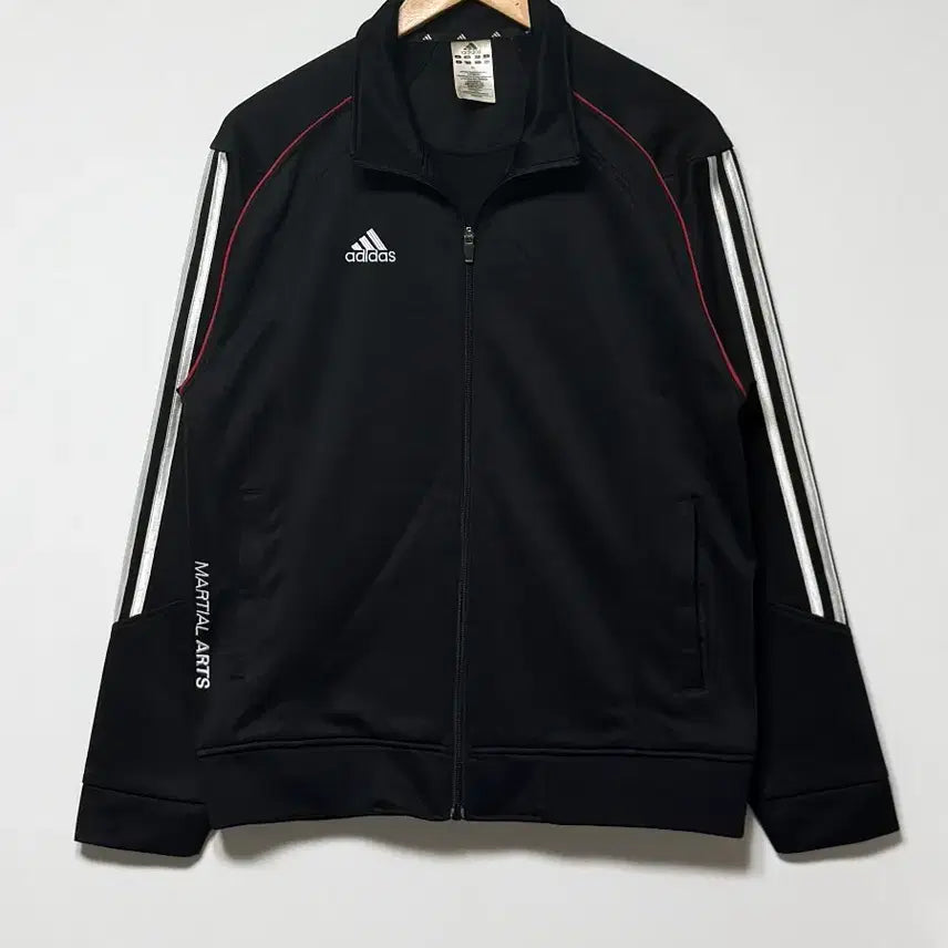 [BUNJANG] Adidas Black 3-Stripes Track Jacket / 아디다스 블랙 3선 트랙 자켓