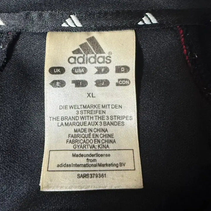 [BUNJANG] Adidas Black 3-Stripes Track Jacket / 아디다스 블랙 3선 트랙 자켓
