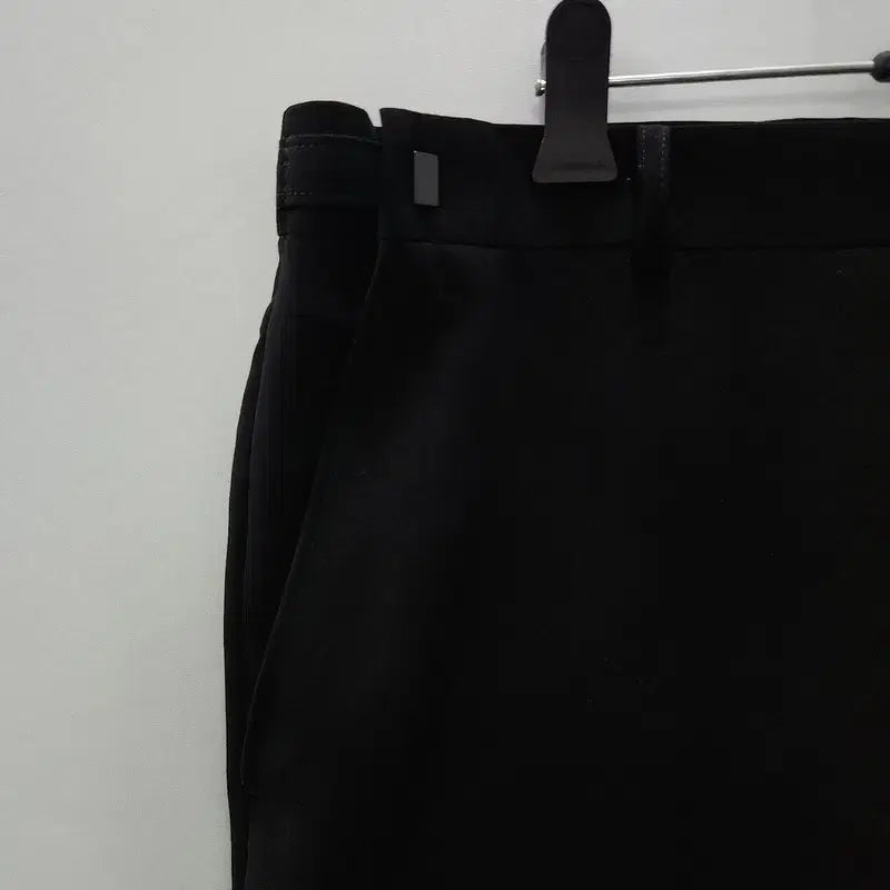 [BUNJANG] Vintage Classic Black Regular Fit Slacks Pants / 빈티지 비즈니스 클래식 레귤러 블랙 슬랙스팬츠