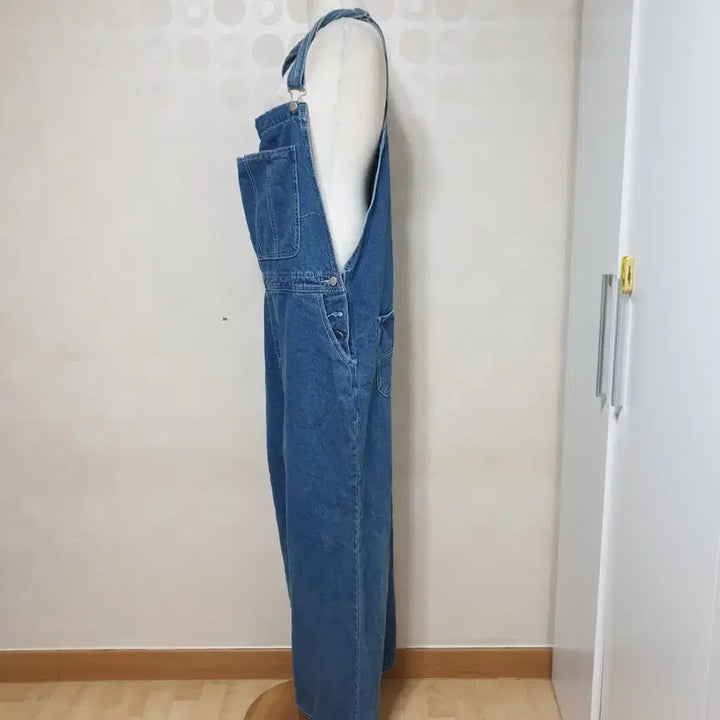 [BUNJANG] Wide Leg Denim Overalls / 멜빵바지88/청바지88/통바지88
