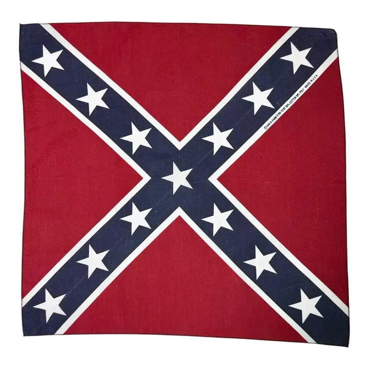 [BUNJANG] 80s HAV-A-HANK Confederate Battle Flag Bandana / 80s 하바행크 남부연합군기 빈티지 반다나