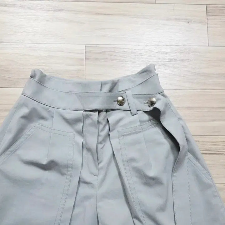 [BUNJANG] System Button Strap Crop Pants / 시스템 버튼 스트랩 크롭 팬츠