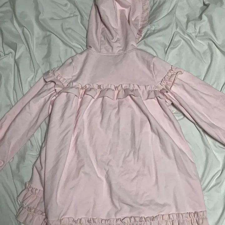 [BUNJANG] 2Alice Strawberry Pink Zip-Up Hoodie / 투앨리스 딸기 핑크 서브컬쳐 지뢰계 양산형 집업