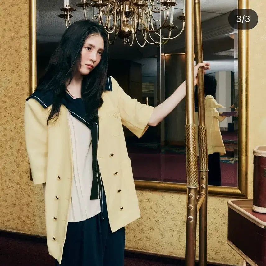 [BUNJANG] Lucky Chouette Sailor Blouse / 럭키슈에뜨 한소희 세일러 블라우스36