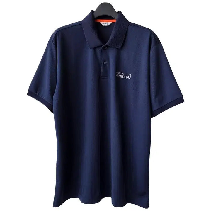 [BUNJANG] Hyundai Heavy Industries Navy Polo T-shirt / XL/남성 현대힘센 네이비 폴로티셔츠