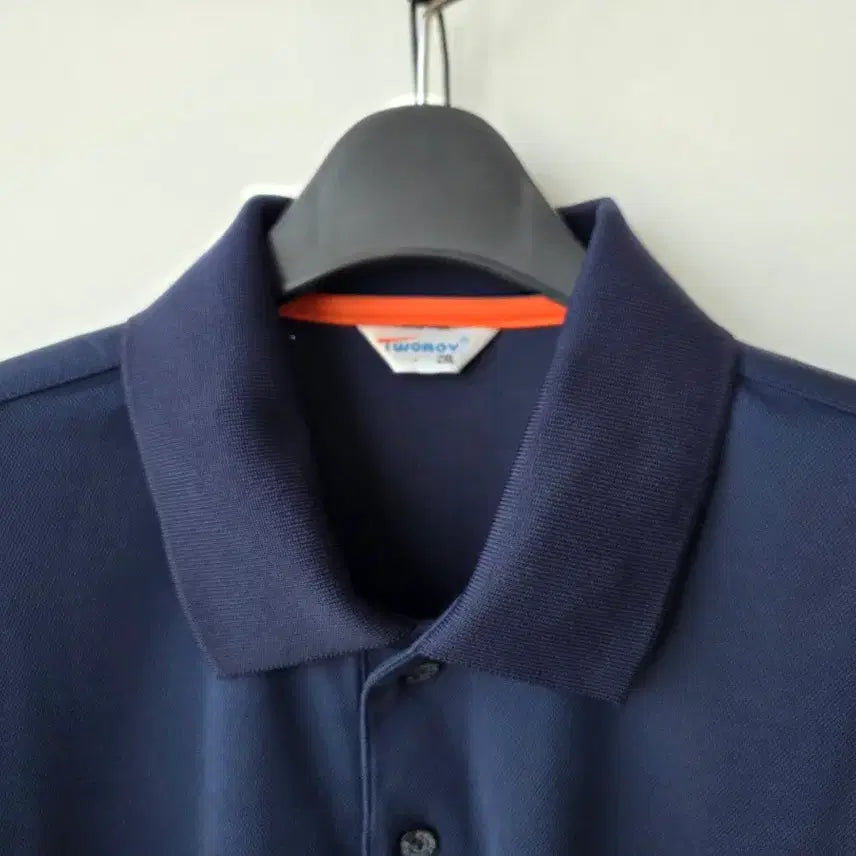 [BUNJANG] Hyundai Heavy Industries Navy Polo T-shirt / XL/남성 현대힘센 네이비 폴로티셔츠