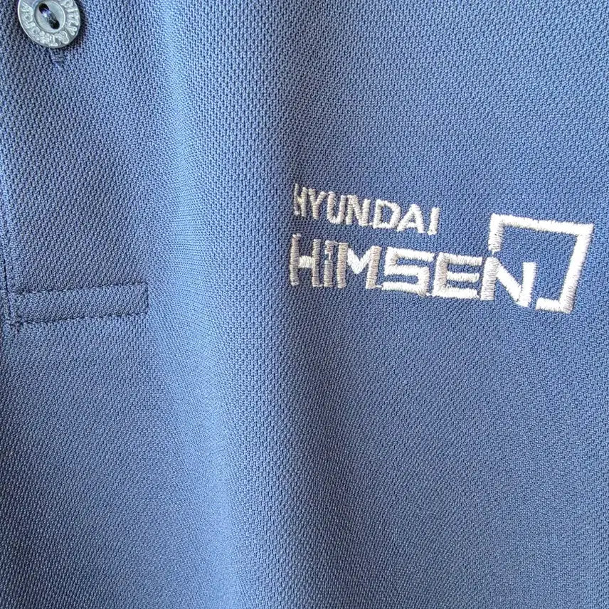 [BUNJANG] Hyundai Heavy Industries Navy Polo T-shirt / XL/남성 현대힘센 네이비 폴로티셔츠