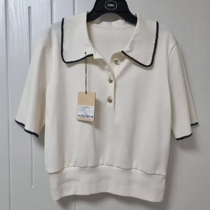 [BUNJANG] SJSJ Short Sleeve Knit Shirt / SJSJ 카라 반팔 니트 셔츠