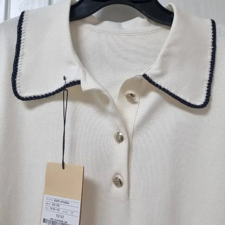 [BUNJANG] SJSJ Short Sleeve Knit Shirt / SJSJ 카라 반팔 니트 셔츠