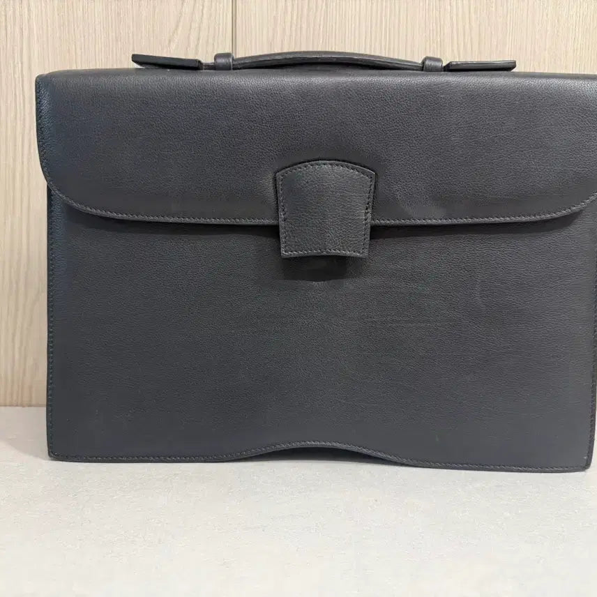 [BUNJANG] Saddler Calfskin Briefcase / Saddler 새들러 송아지가죽 브리프케이스 34/25