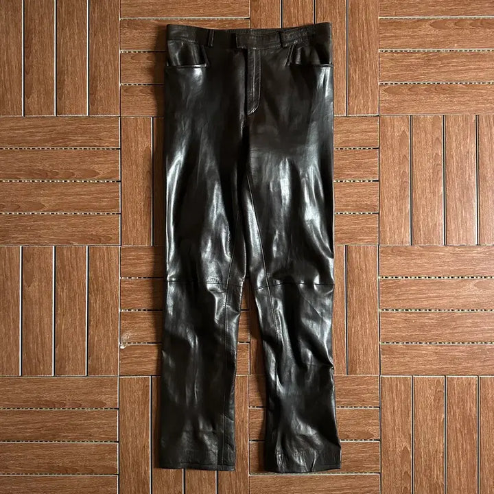 [BUNJANG] Gucci Real Leather Pants Size 42 / 구찌 이태리 리얼 레더 팬츠 42