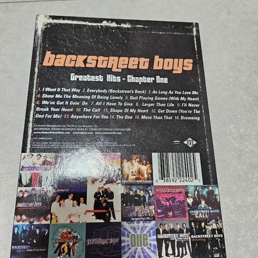 [BUNJANG] Backstreet Boys Greatest Hits Chapter 1 CD Album / 백스트리트보이즈 greatest hits 챕터1 cd 앨범 판매합니다