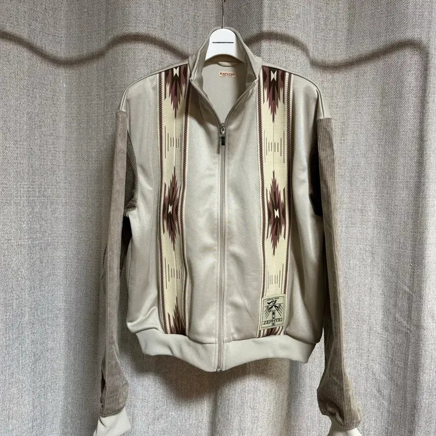 [BUNJANG] Kapital Smooth Jersey Zephyr Track Jacket Beige Size 2 / [2] 캐피탈 스무스 저지 제피르 트랙 자켓 베이지