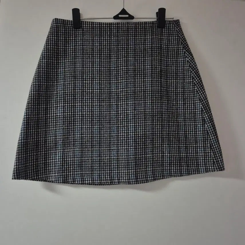 [BUNJANG] Check A-Line Mini Skirt / 체크 A라인 미니스커트