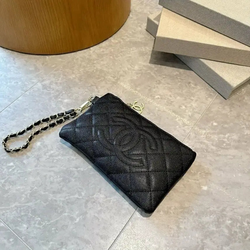 [BUNJANG] SHAR NOUVELLE Embossed Clutch Bag / 샤* 노벨티 엠보 클러치백