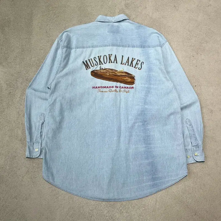 [BUNJANG] MUSKOKA Baekjasu Work Shirt / 무스코카 백자수 워크셔츠 s11027