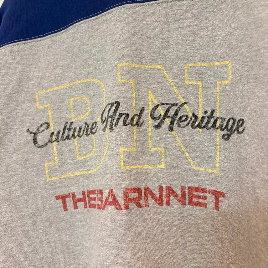 [BUNJANG] TheBarnet Colorblock Sweatshirt / 더바넷 컬러블록 맨투맨