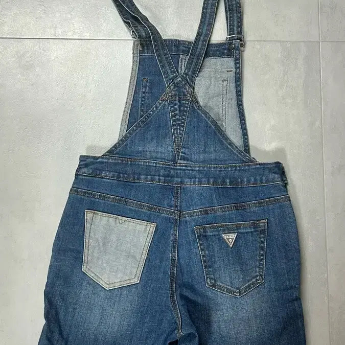 [BUNJANG] Denim Overall Shorts / 데님 반바지 멜빵바지 청반바지