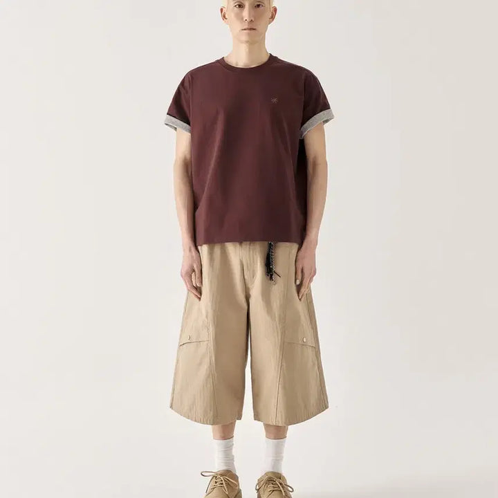 [BUNJANG] KIMUER Herringbone Cotton Bermuda Shorts / 키뮤어 . 헤링본 코튼 버뮤다 쇼츠