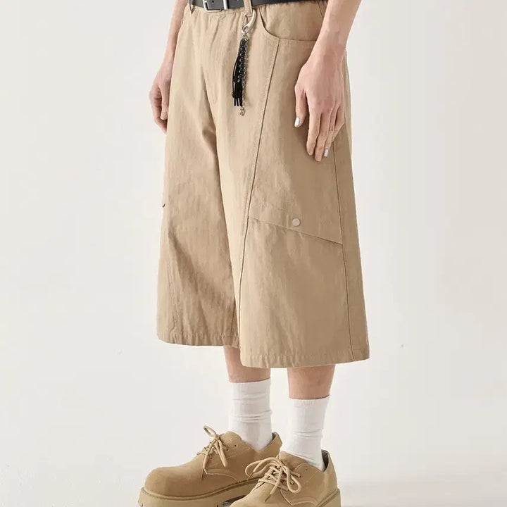 [BUNJANG] KIMUER Herringbone Cotton Bermuda Shorts / 키뮤어 . 헤링본 코튼 버뮤다 쇼츠